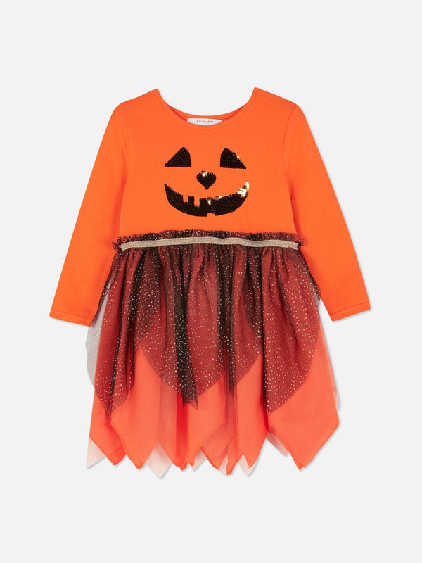 Primark Halloween Pumpkin Mesh Dress